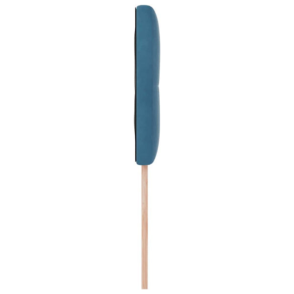 LED Kopfteil Blau 90 cm Samt