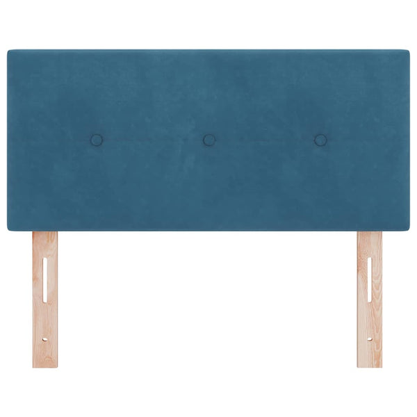 LED Kopfteil Blau Samt 100 cm