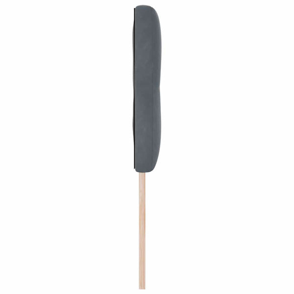 LED Kopfteil Grau 160 cm Samt