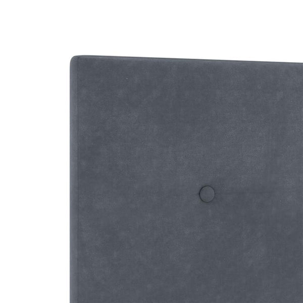 vidaXL LED Headboard with LED Light Strips Grey 180 cm Velvet