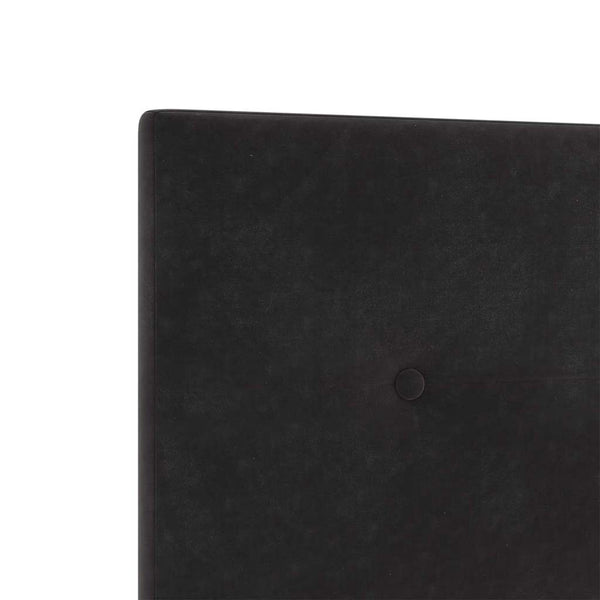 vidaXL LED Headboard with LED Strips Black 180 cm Velvet