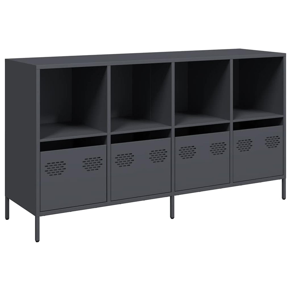 vidaXL Sideboard Anthracite 135x39x73.5 cm Cold Rolled Steel