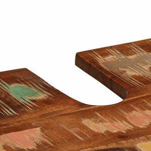 vidaXL Bathroom Furniture Set with Shelf 4 pcs Solid Reclaimed Wood