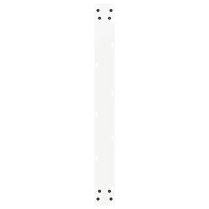 vidaXL Dining Table Legs U-shaped 3 pcs White 80x(72-73) cm Steel