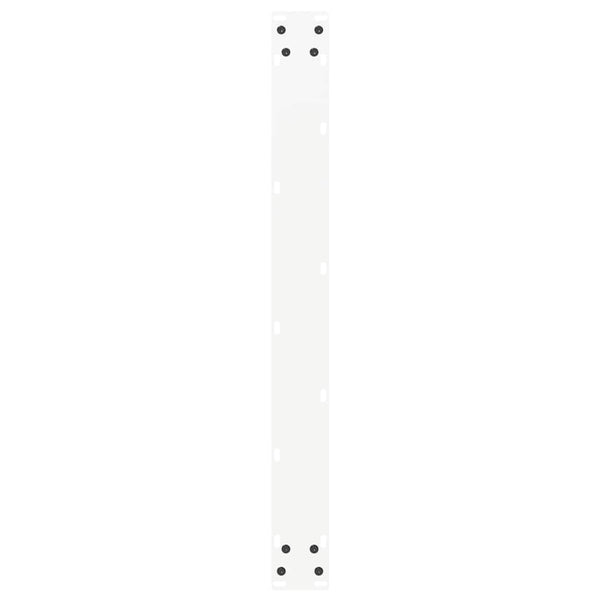 vidaXL Dining Table Legs U-shaped 3 pcs White 80x(72-73) cm Steel