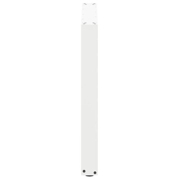 vidaXL Dining Table Legs U-shaped 3 pcs. White 90x(72-73) cm Steel