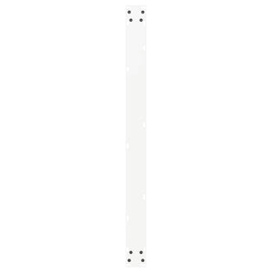 vidaXL Dining Table Legs U-shaped 3 pcs White 100x(72-73) cm Steel