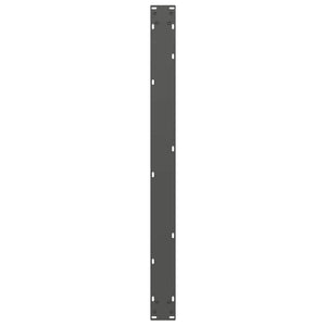 vidaXL Dining Table Legs U-Shape 3 pcs Anthracite 100x(72-73) cm Steel