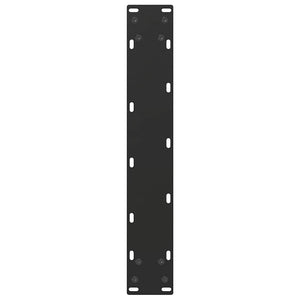 vidaXL Bar Table Legs U-shaped 2 pcs Black 40x(90-91) cm Steel