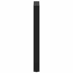 vidaXL Bar Table Legs U-Shaped 2 pcs Black 50x(90-91) cm Steel
