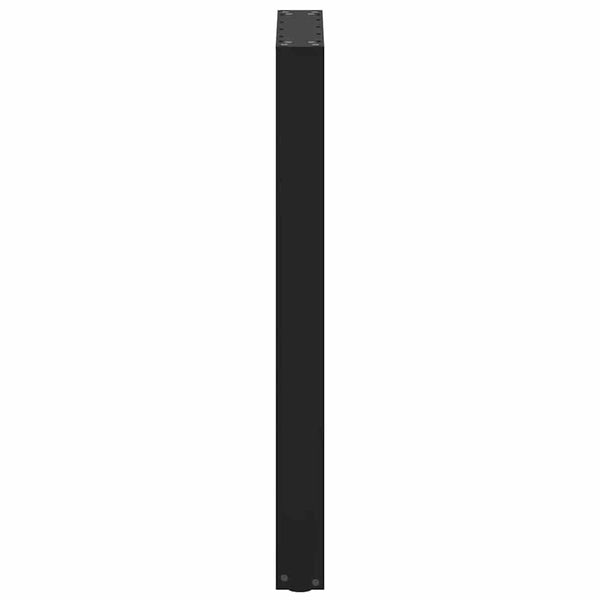 vidaXL Bar Table Legs U-Shaped 2 pcs Black 50x(90-91) cm Steel