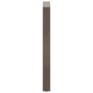 vidaXL Bar Table Legs U-shaped 2 pcs. Raw Steel 50x(90-91) cm Steel