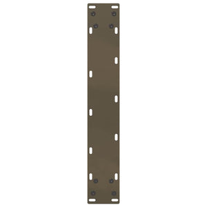 vidaXL Bar Table Legs U-shaped 2 pcs. Raw Steel 50x(90-91) cm Steel