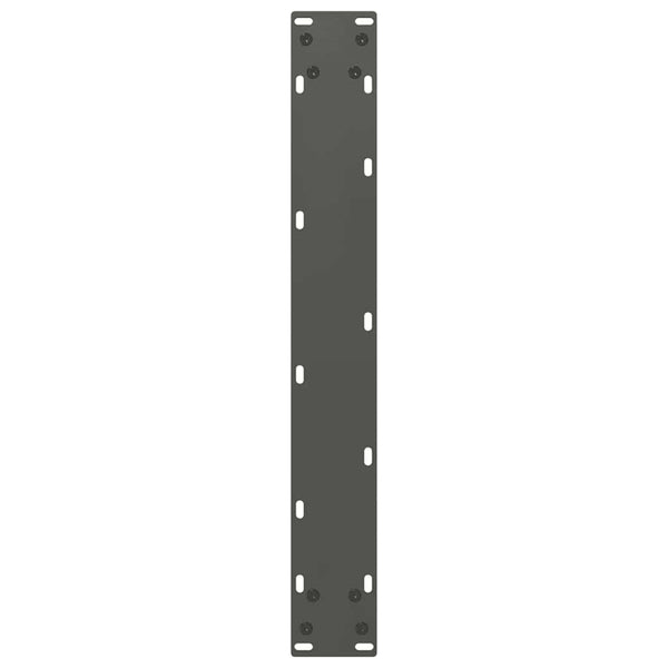 vidaXL Bar Table Legs U-shaped 2 pcs Anthracite 60x(90-91) cm Steel