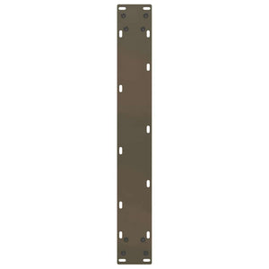 vidaXL Bar Table Legs U-shaped 2 pcs. Untreated Steel 60x(90-91) cm Steel