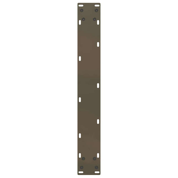 vidaXL Bar Table Legs U-shaped 2 pcs. Untreated Steel 60x(90-91) cm Steel