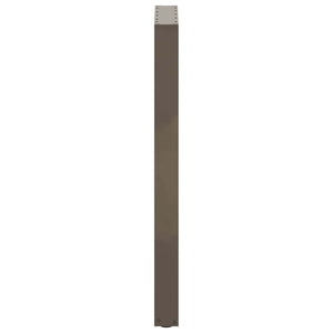 vidaXL Bar Table Legs U-shaped 2 pcs. Raw Steel 40x(100-101) cm Steel