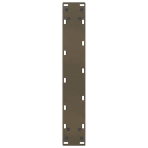 vidaXL Bar Table Legs U-shaped 2 pcs. Raw Steel 40x(100-101) cm Steel