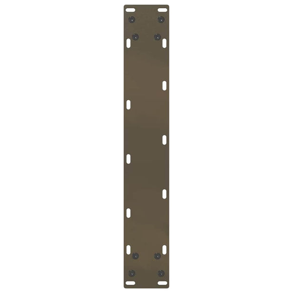 vidaXL Bar Table Legs U-shaped 2 pcs. Raw Steel 40x(100-101) cm Steel