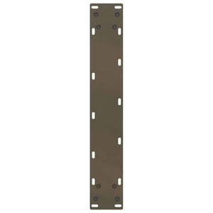 vidaXL Bar Table Legs U-shaped 2 pcs. Natural Steel 50x(100-101) cm Steel