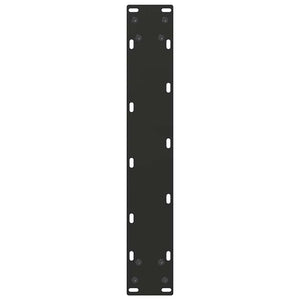 vidaXL Bar Table Legs U-shaped 2 pcs. Black 40x(110-111) cm Steel