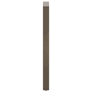 vidaXL Bar Table Legs U-Shape 2 pcs. Natural Steel 40x(110-111) cm Steel