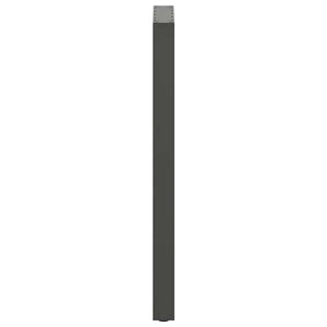 vidaXL Bar Table Legs U-shaped 2 pcs Anthracite 50x(110-111) cm Steel