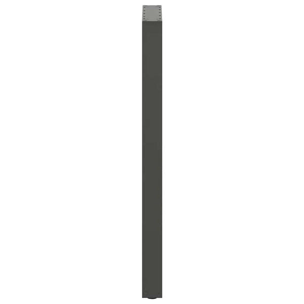 vidaXL Bar Table Legs U-shaped 2 pcs Anthracite 50x(110-111) cm Steel