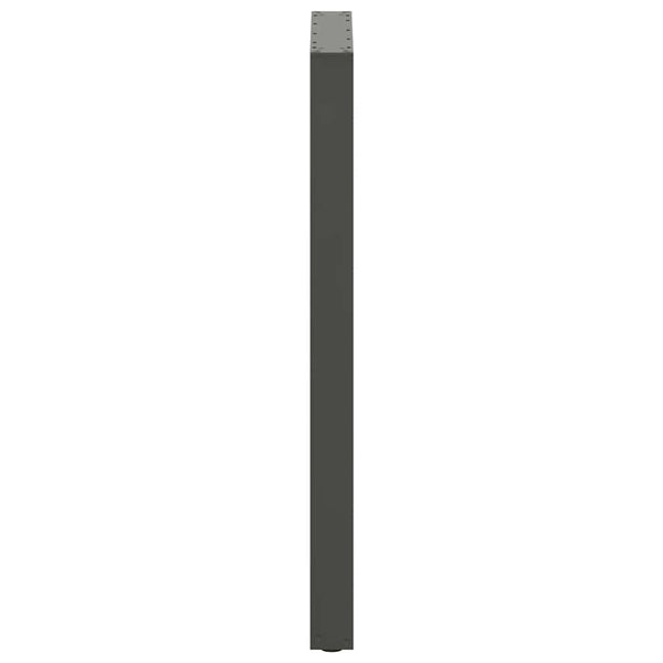 vidaXL Bar Table Legs U-Shape 2 pcs. Anthracite 60x(110-111) cm Steel