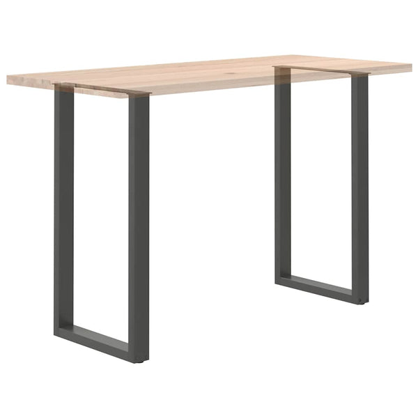 vidaXL Bar Table Legs U-Shape 2 pcs. Anthracite 60x(110-111) cm Steel