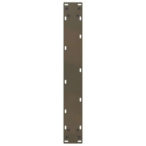 vidaXL Bar Table Legs U-Shape 2 pcs. Raw Steel 60x(110-111) cm Steel