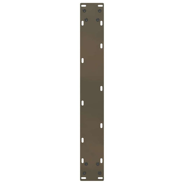 vidaXL Bar Table Legs U-Shape 2 pcs. Raw Steel 60x(110-111) cm Steel