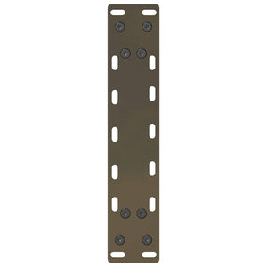 vidaXL Coffee Table Legs Natural Steel 2 pcs. 30x(30-31) cm Steel