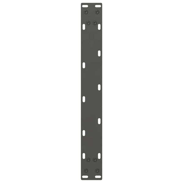vidaXL Coffee Table Legs Anthracite 2 pcs. 50x(30-31) cm Steel