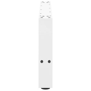 vidaXL Coffee Table Legs White 2 pcs. 60x(30-31) cm Steel