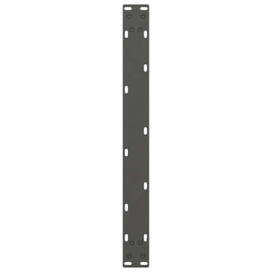 vidaXL Coffee Table Legs Anthracite 2 pcs. 60x(30-31) cm Steel