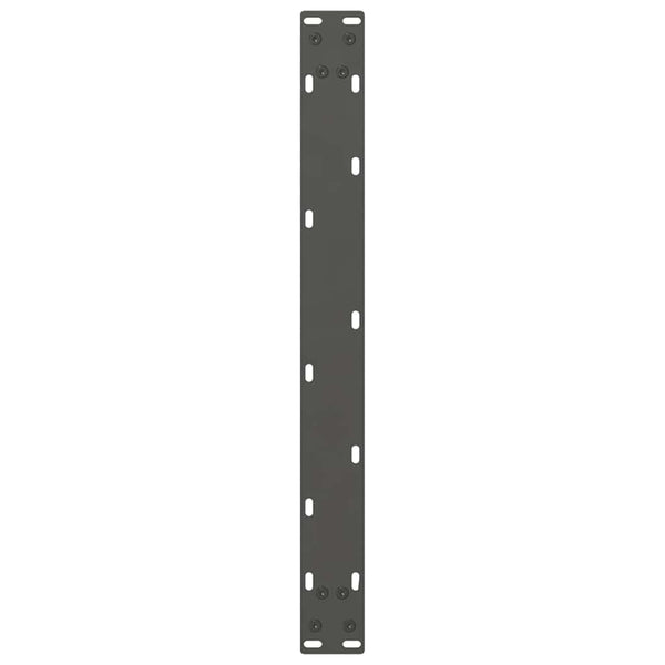 vidaXL Coffee Table Legs Anthracite 2 pcs. 60x(30-31) cm Steel