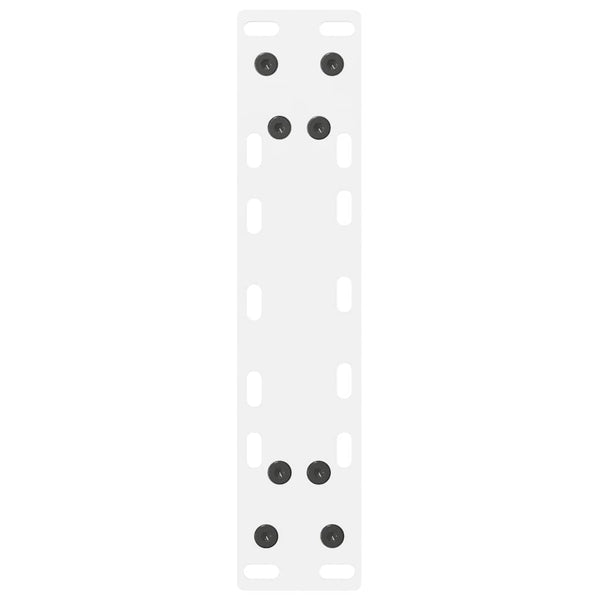 vidaXL Coffee Table Legs White 2 pcs. 28x(42-43) cm Steel