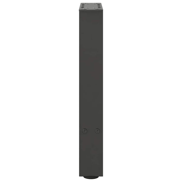 vidaXL Coffee Table Legs Anthracite 2 pcs. 28x(42-43) cm Steel