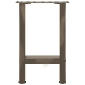 vidaXL Coffee Table Legs Natural Steel 2 pcs 28x(42-43) cm Steel
