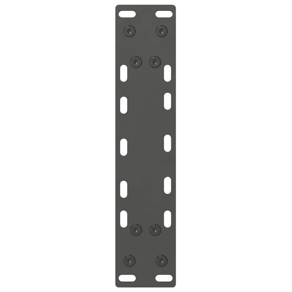 vidaXL Coffee Table Legs Anthracite 2 pcs. 38x(42-43) cm Steel