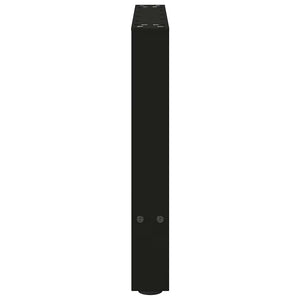 vidaXL Coffee Table Legs Black 2 pcs. 50x(42-43) cm Steel