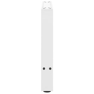 vidaXL Coffee Table Legs White 2 pcs. 60x(42-43) cm Steel
