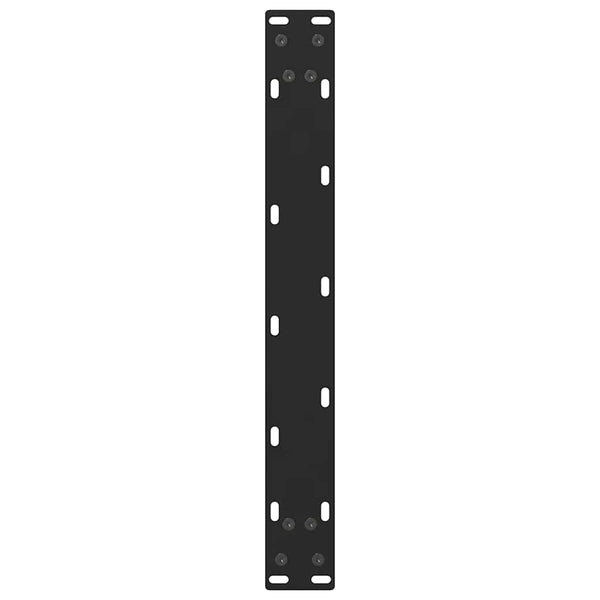 vidaXL Coffee Table Legs Black 2 pcs. 70x(42-43) cm Steel