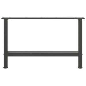 vidaXL Coffee Table Legs Anthracite 2 pcs. 70x(42-43) cm Steel