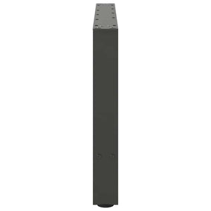 vidaXL Coffee Table Legs Anthracite 2 pcs. 70x(42-43) cm Steel