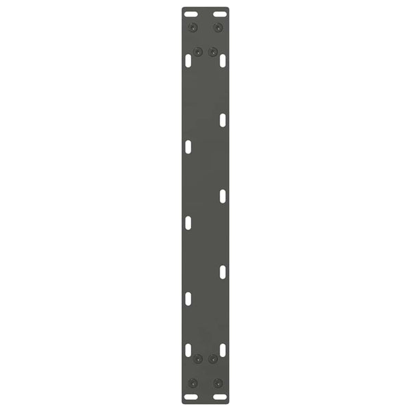 vidaXL Coffee Table Legs Anthracite 2 pcs. 70x(42-43) cm Steel