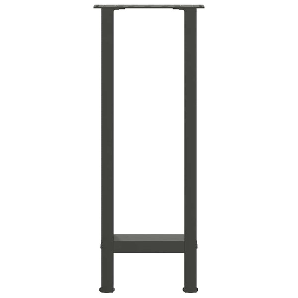 vidaXL Console Table Legs Anthracite 2 pcs. 28x(72-73) cm Steel