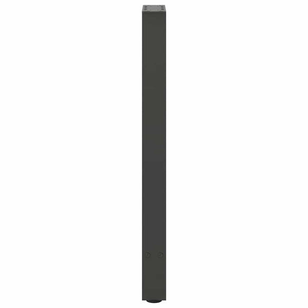 vidaXL Console Table Legs Anthracite 2 pcs. 28x(72-73) cm Steel