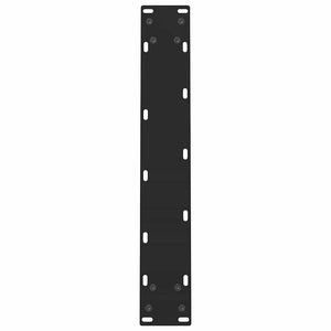 vidaXL Dining Table Legs Black 2 pcs 50x(72-73) cm Steel
